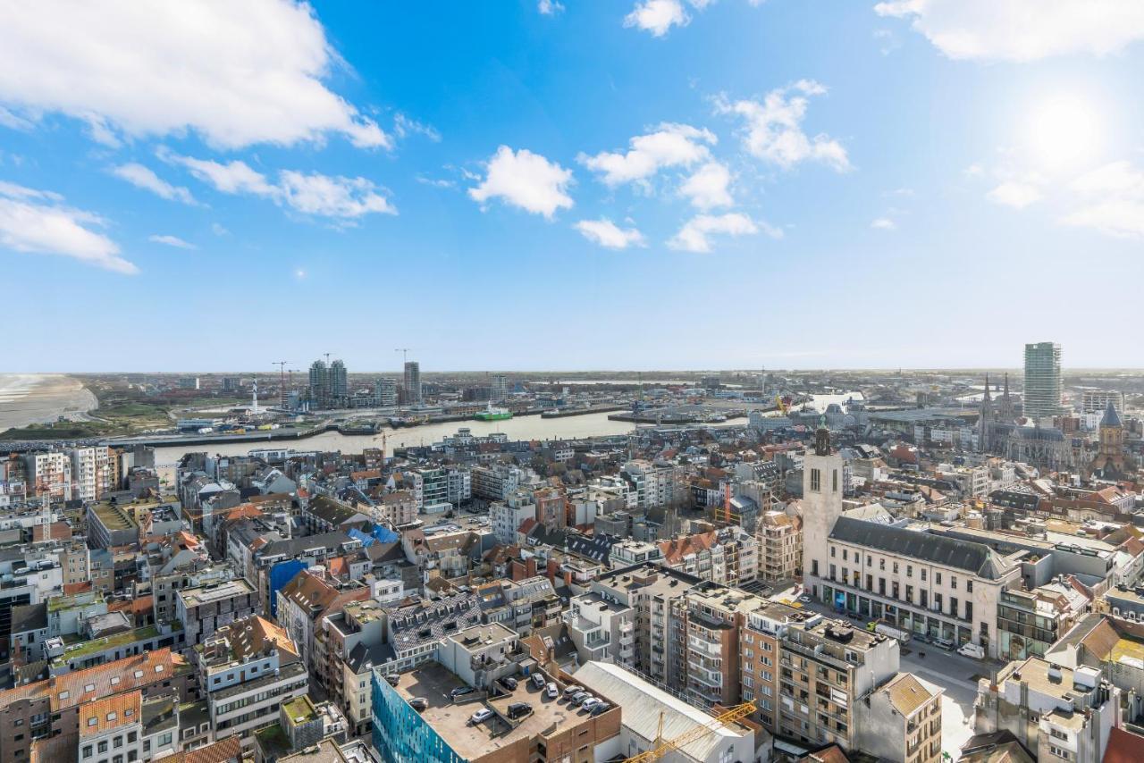 Apartamento Skyline App 5P Met Prachtige Uitzichten & Terras Ostende Exterior foto